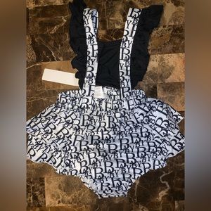 Baby one piece body suit for baby girls